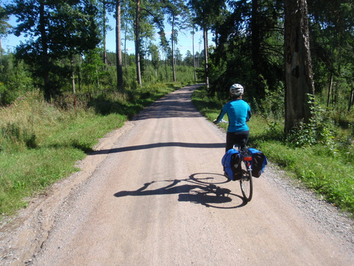 We are on some back roads.